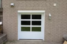 Turn a basement room into a garage-like storage area